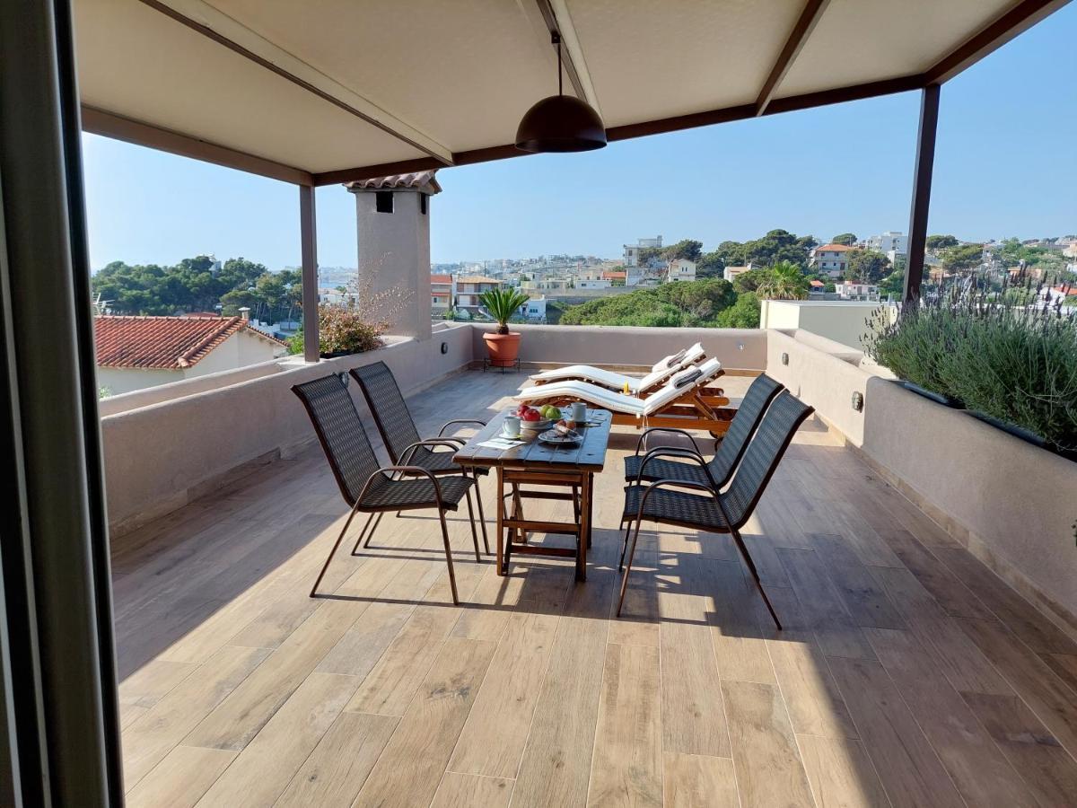 Sea View Apartment 15 Min From Athens Airport Неа-Макрі Екстер'єр фото