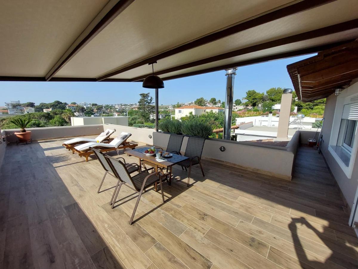 Sea View Apartment 15 Min From Athens Airport Неа-Макрі Екстер'єр фото